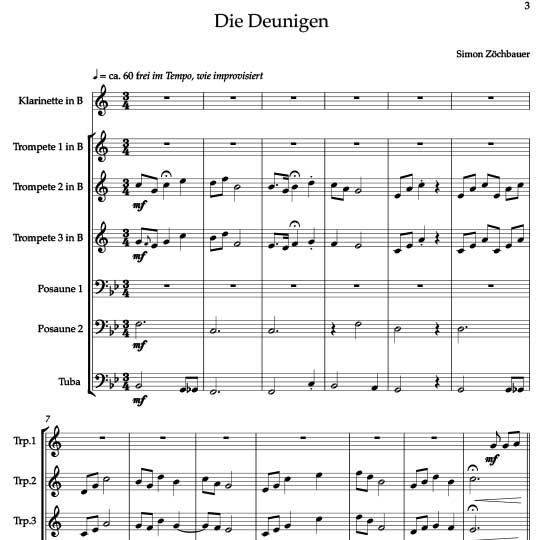 Noten - Die Deunigen